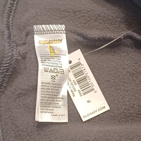 NEW Old Navy Panther Gray High Waisted Fleece Lined Fashion Layering Legging - Picture 5 of 13